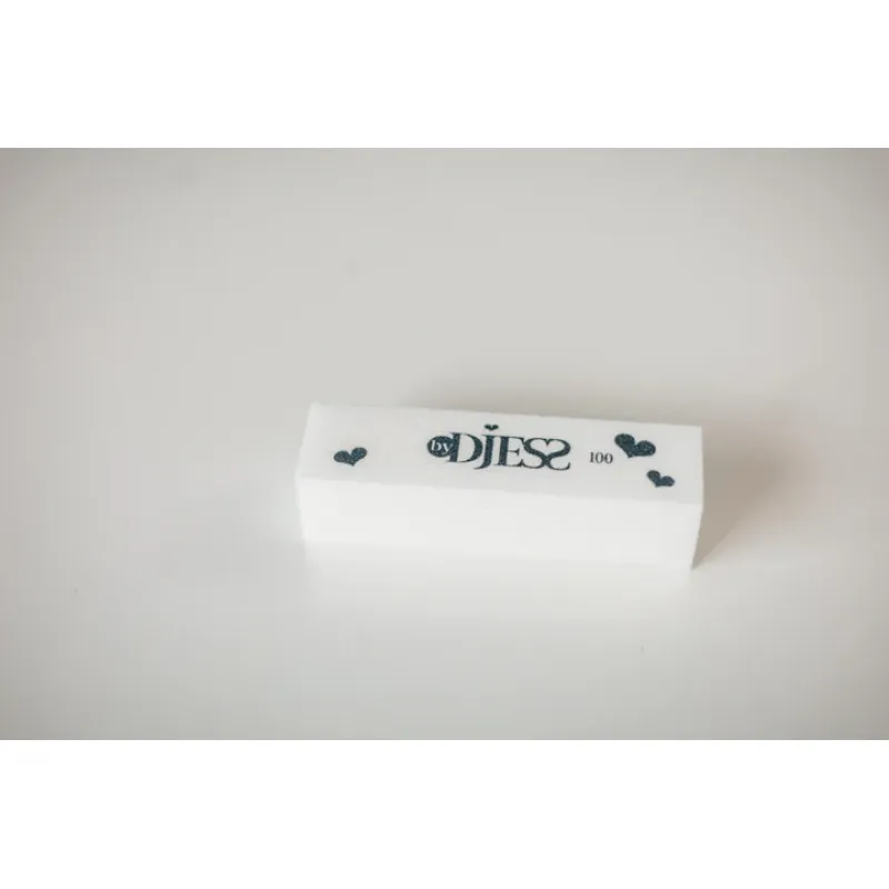 Vijl buffer blok grit 100 wit